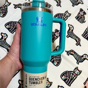 Stanley Aquamarine 40oz Quencher H2.0 Tumbler